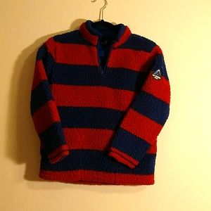 Gap red and blue teddy bear sweater